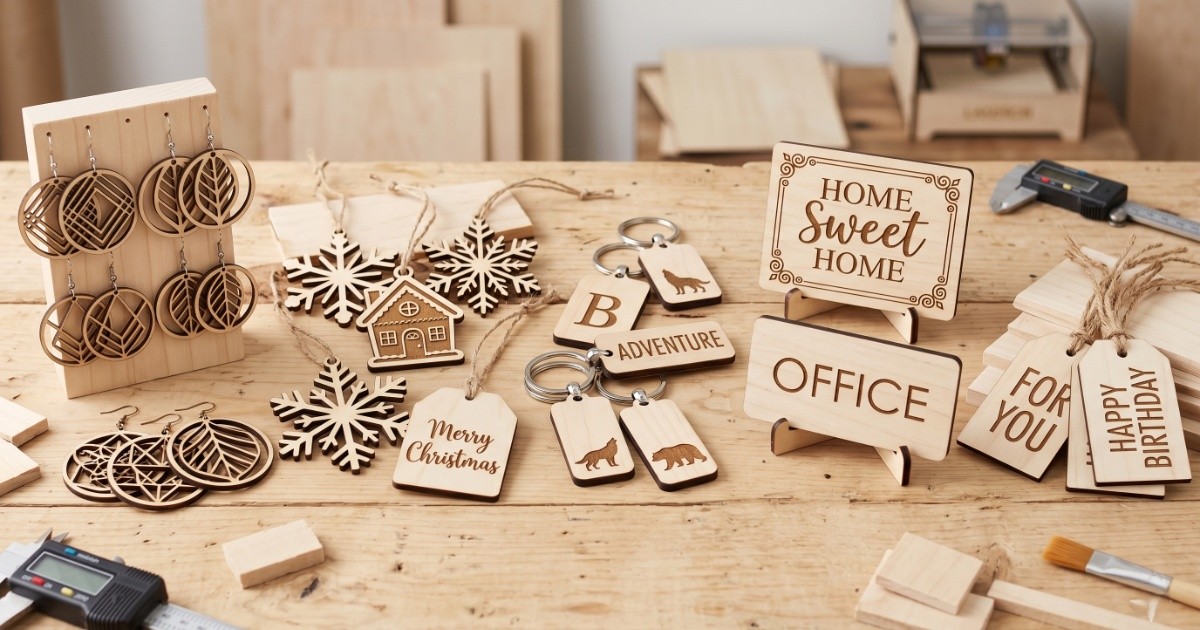 Basswood sheets for laser engraving and cutting