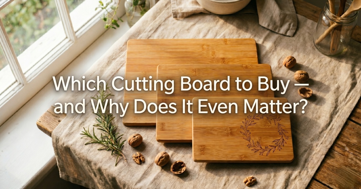 Best wood cutting board set for kitchen and laser engraving