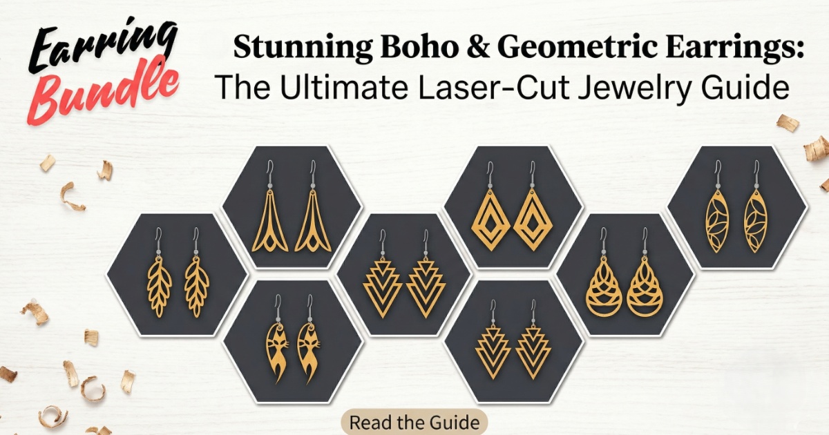 7 Trendy Boho Laser Cut Earring Designs