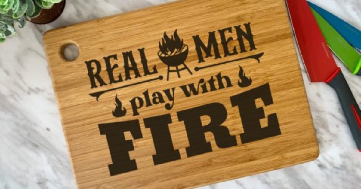 Laser Engraved Cutting Board Father's Day Gift