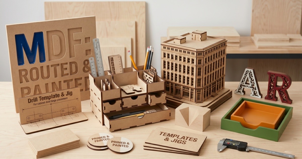 MDF sheets for laser cutting and engraving